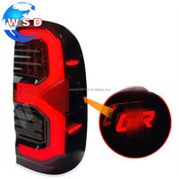 2pcs ABS Fumée Noir LED Tial Lights Feu Arrière de Voiture pour TOYOTA HILUX VIGO 2008-2012 Autres Accessoires Extérieurs
