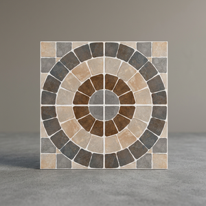 Dalles de parking en porcelaine gaufrée rustique 16x16 pouces 9mm, qualité export, antidérapantes, revêtement de sol numérique extérieur - Product Image 2