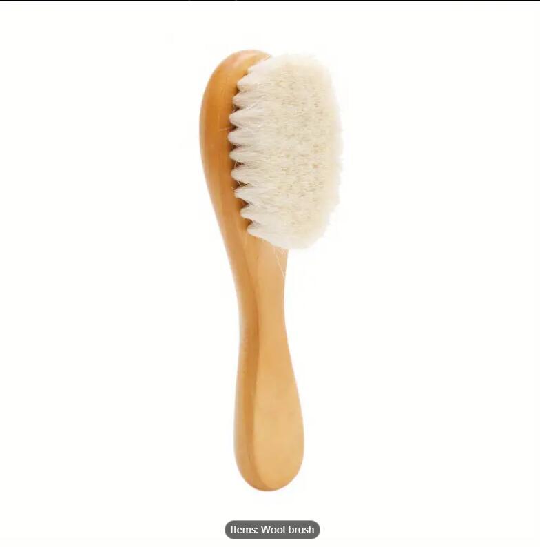 9 # brosse en bois de chèvre de Grasstree