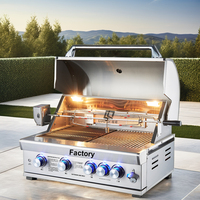 Prix usine économie d'énergie gaz BBQ grill portable avec cuisine extérieure chauffage rapide get together gaz BBQ grill