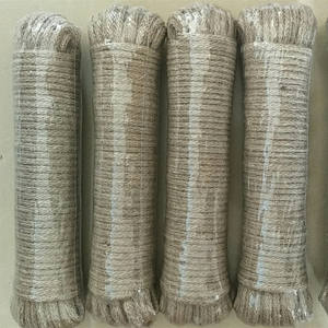 100ft 5mm Naturel Durable Biodégradable Tressé Jute Cordon 16 Brins Fabrication <span class=keywords><strong>de</strong></span> Bijoux Oeuvres Artisanat Emballage Cordes Creative - Product Image 2
