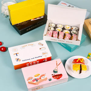 Scatole per Imballaggio <span class=keywords><strong>Biscotti</strong></span> con Logo Personalizzato, Confezioni per Pasticceria, Scatole per Sushi Ecologiche Pieghevoli per Spedizione, Scatole per Dessert di Grado Alimentare - Product Image 5