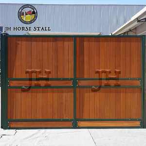 Système de box pour chevaux à porte coulissante de style européen, durable, robuste, personnalisable, écurie pour chevaux avec porte de panneau avant - Product Image 3