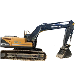 รถขุดไฮดรอลิกมือสอง Hyundai 225LC-9T ขนาด 22 ตัน เครื่องยนต์ Cummins อะไหล่แท้ คุณภาพสูง สภาพดี ปี 2024 มีสินค้าในสต็อก - Product Image 1