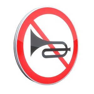 <span class=keywords><strong>Segnale</strong></span> Stradale Rotondo Riflettente e Autoluminoso a LED da 1200mm per Sicurezza e Avvertimento nel Traffico - Product Image 1