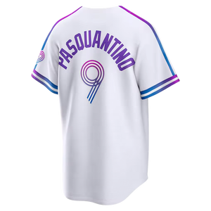 เสื้อเบสบอลอเมริกันสีขาวแบบเย็บใหม่ปี 2026 หมายเลข 7 บ็อบบี้ วิท จูเนียร์ 13 <span class=keywords><strong>ซ</strong></span>ัลวาดอร์ <span class=keywords><strong>เป</strong></span><span class=keywords><strong>เร</strong></span><span class=keywords><strong>ซ</strong></span> 9 ปาสควานติโน 11 การ์เซีย 14 คาลเลียนโน - Product Image 5