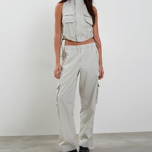 กางเกงคาร์โก้ลำลองสำหรับฤดูใบไม้ผลิ  โลโก้สั่งทำได้ เอวยางยืด ระบายอากาศได้ดี เหมาะสำหรับช่างไม้และนักใช้ร่มชูชีพ - Product Image 1