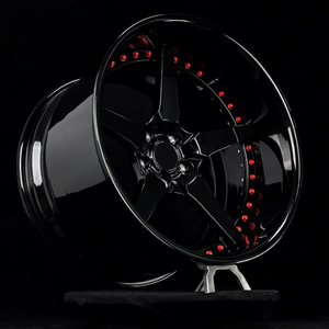 Jantes Forgex forgées 5 branches DF14 2 pièces 18 19 20 21 22 pouces 5x114.3 5x112 5x120 5x30 compatibles Corvette C8 BMW M3 M4 Porsche 911 - Product Image 4