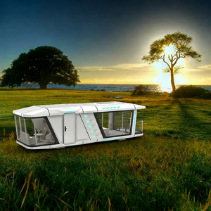 Sang Trọng Container Nhà Di Động Di Động Bãi Biển Bầu Trời Đầy Sao Phòng Modular Nhà Đúc Sẵn Ngoài Trời Văn Phòng Pod Di Động Viên Nang Nhà - Product Image 2