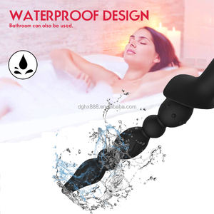 Ventosa de silicona Pull Ball Vibración Anal Bead Plug G-point Anal Expansion Strip Masajeador Impermeable Anal Toy - Product Image 2