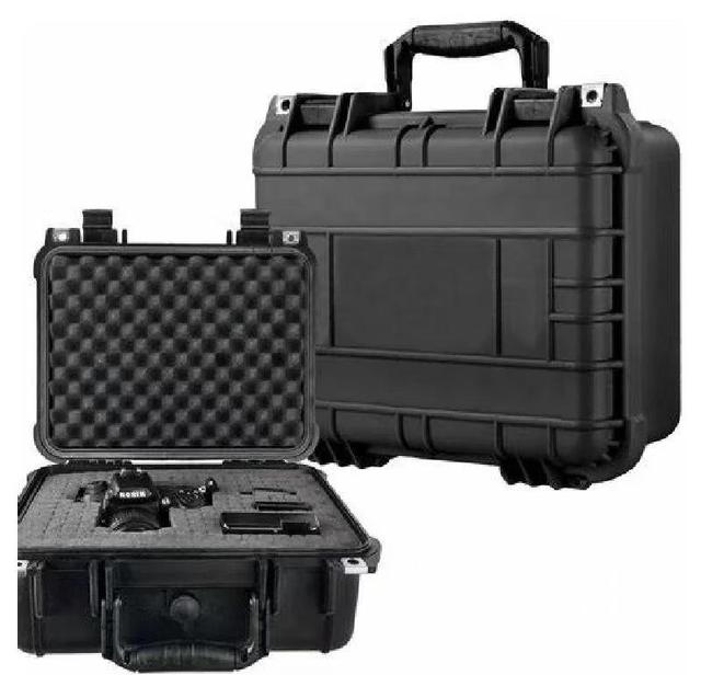 Shockproof Waterproof Plastic Hard Protective case with Foam for Valuables protection Camera Lens case