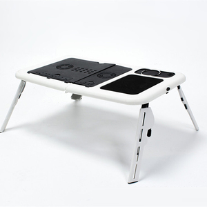 Portable Multi-function with Fan Cooling <strong>Foldable</strong> Laptop <strong>Desk</strong> Lazy Bed Office <strong>Small</strong> <strong>Desk</strong> - Product Image 1
