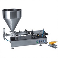 Machine de remplissage semi-automatique à piston de précision à tête unique pour l'éthanol, les huiles essentielles, les liquides et les pâtes, pour l'industrie chimique