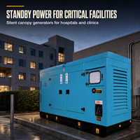 Générateur diesel silencieux Weichai avec capot insonorisé 120 kW 150 kVA 1800 tr/min 60 Hz, contrôleur intelligent