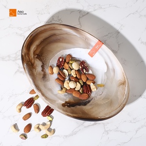 Insalatiera moderna squisita Auqa in resina da 11.1 pollici per servire insalate e antipasti in feste in cucina - Product Image 5