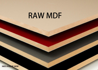 Vente en gros de panneaux MDF noirs imperméables de 2100x2800 mm, 9 mm, 12 mm, 15 mm, 18 mm pour cuisine et lavabo