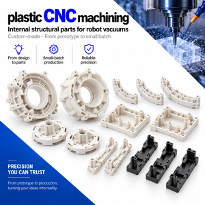 Service de fraisage CNC de plastique, usinage sur mesure de haute précision, pièces micro-usinées en plastique - Product Image 1