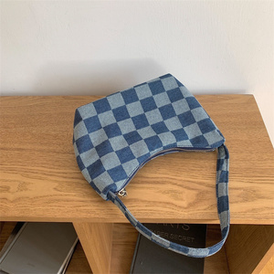 Bolso cruzado de tela vaquera de nueva moda para mujer, bolsos de hombro para axilas, bolso de lujo para axilas - Product Image 4