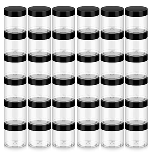 Envase de PET de Grado Alimenticio de 71 mm de Diámetro, 50/100/120/150/200/250 ml, Frasco de Plástico con Tapa de Rosca para Almacenamiento de Mantequilla, Miel y Mermelada, Precio Bajo - Product Image 1