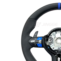 Volant de voiture en cuir amélioré pour BMW M3 M4 M5 M6 F30 F10 F15 F60 F01 F20 F22 F31 F32 E70 E71 E90 E92 X1 X2 X3 X4 X5 X6