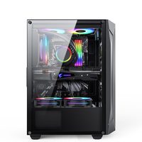 Boîtiers PC Gaming Micro ATX Full Tower en Verre et Acrylique avec Panneau Latéral Transparent – Ventes Flash Usine