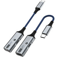 Fabrik USB-C Audio-Adapterkabel 2-in-1 Typ-C Kopfhöreranschluss-Adapter Mit 60W Schnellladung USB-Audio-Adapter