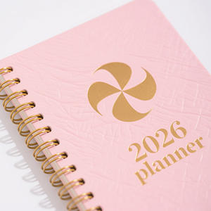 הדפסת מותאם אישית סליל ורוד בכתב עת שבועי <span class=keywords><strong>planner</strong></span> <span class=keywords><strong>planner</strong></span> 2026 יומן - Product Image 3