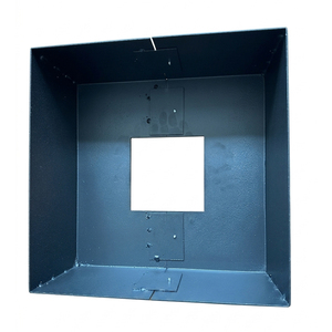 Cubierta de Base para <span class=keywords><strong>Poste</strong></span> Cuadrado/Redondo de 4 y 5 Pulgadas, Diseño de 2 Piezas, Aluminio y Acero con Recubrimiento en Polvo, Placa de Brida en Negro, Bronce y Blanco - Product Image 5