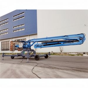 Bomba de Concreto Móvil JIUHE con Pluma Distribuidora para Colocación de Concreto de 15m 17m Tipo Rueda - Product Image 1