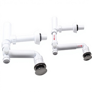 Sistema di Scarico per Lavabo WaiiHO 027 in Acciaio Inox 304 e PP per Uso in Cucina e Pavimento - Product Image 1