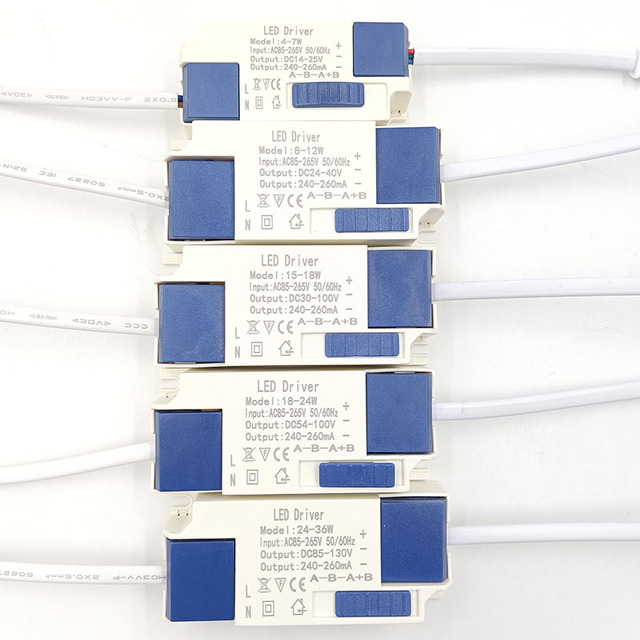 15-18W Tri-Color Temperature LED Lighting DIP Driver Plastic AC85-265V Dimming Energy Transfer Single AC-DC Touch Control