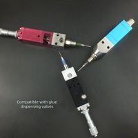 Embouts d'aiguilles de distribution 14G-30G, rivets en aluminium, canules en acier inoxydable, buses à moyeu fileté en plastique pour valve de seringue 1/2 pouce