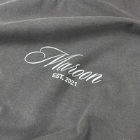 T-shirt Homme Oversize de Luxe en Coton Délavé à l'Acide, Personnalisé DTG, Faible MOQ