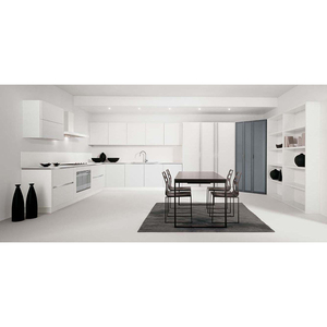 Piccolo Mobile da <span class=keywords><strong>Cucina</strong></span> <span class=keywords><strong>Vintage</strong></span> in Legno Massello con Ripiano Aperto in MDF e Compensato, Armadietto 3D - Product Image 6