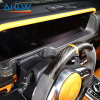 Frame Dekoratif Layar Dashboard Mobil Serat Karbon Laris Manis dari Pabrik untuk Mercedes Benz G-Class 2019-2023