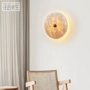 โคมไฟติดผนังขนาดใหญ่สไตล์วบิซาบิ ดีไซน์ญี่ปุ่นสีครีม สำหรับห้องนั่งเล่น ห้องพัก ทางเดิน โถงทางเข้า ห้องนอน - Product Image 1