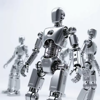 Componentes de Robot Hechos a Medida, Piezas de Brazo Mecánico Mediante Mecanizado CNC, Electroerosión por Hilo, Taladrado, Aluminio/Acero Inoxidable, Servicios OEM/ODM