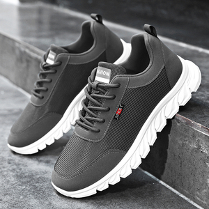 Men's Breathable Mesh Running Sneakers Non Slip Thick Sole Athletic Walking Shoes - Product Image 3