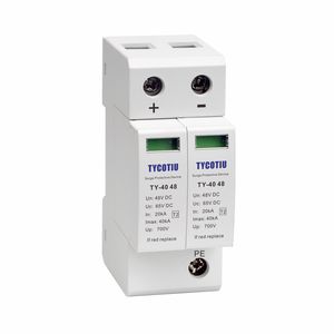 TYCOTIU TY-40-220 Solar Surge Protection Device 220V 24v 48v DC SPD <strong>Thunder</strong> <strong>Arrester</strong> for PV Solar System Max 40ka Surge <strong>Arrester</strong> - Product Image 3