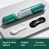 Scellant silicone neutre à faible odeur pour l'étanchéité des portes et fenêtres extérieures, grade 20, résistant aux mouvements, imperméable, résistant aux UV, flexible