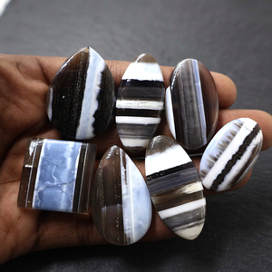 MAHNJA GEMS, Ópalo Azul Natural, Cuarzo, Gema Suelta en Cabujón, Venta al por Mayor, Cuarzo Azul Pulido para Joyería - Product Image 5