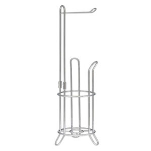 Support de rangement pour rouleau de <span class=keywords><strong>papier</strong></span> <span class=keywords><strong>toilette</strong></span>, finition chromée, serviette de salle de bains, tapisserie, porte-rouleau de <span class=keywords><strong>papier</strong></span>, finition chromée, accessoire ménager - Product Image 2