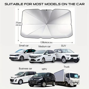 2024 Upgraded Car Windshield Sun Shade Umbrella Foldable Car Sunshade Front <b>Window</b> <b>Cover</b> for UV Ray Block & Sun Heat Protection - Product Image 5