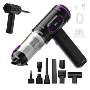 <span class=keywords><strong>Aspirateur</strong></span> de voiture sans fil portatif 65W 2*2000mAh, aspiration et soufflage 2-en-1, <span class=keywords><strong>aspirateur</strong></span> rechargeable portable pour la maison - Product Image 2