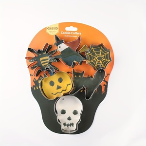 Esclusivo Set di 6 pezzi di <span class=keywords><strong>Halloween</strong></span> Set di taglierini per <span class=keywords><strong>biscotti</strong></span> di <span class=keywords><strong>Halloween</strong></span> strumenti fondente per il taglio di cottura esclusivi stampi per <span class=keywords><strong>biscotti</strong></span> di <span class=keywords><strong>Halloween</strong></span> - Product Image 5