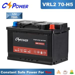 Batería de coche CSPower <span class=keywords><strong>AGM</strong></span> con arranque/parada <span class=keywords><strong>12V</strong></span> 50ah-105ah nuevo 2. 0 H5/H6/H7/H8/H9 LEO para varios modelos de vehículos - Product Image 4