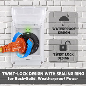 125V/30A L5-30R khóa điện đầu vào W/ LED chỉ số - Product Image 4