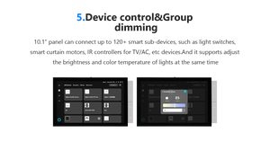 2025 Nueva generación <span class=keywords><strong>10</strong></span> pulgadas Zigbee Gateway Fondo de música Tuya Smart Home Gateway EU US Standard Big Screen Gateway - Product Image 5