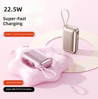 Batterie externe à charge super rapide 22,5 W, 10 000 mAh, haute capacité, mini chargeur portable