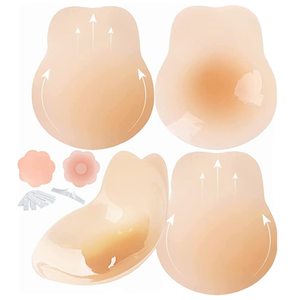 Yağ Bunny silikon meme meme kaldırma yama büyük meme kapakları kullanımlık görünmez dikişsiz yapışkan sutyen meme pedi yukarı itin - Product Image 1